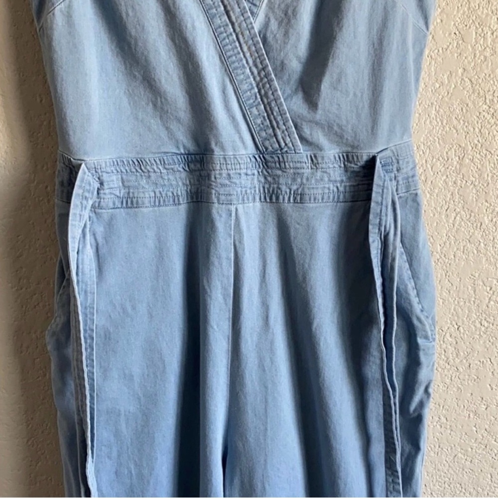 Jack By BB Dakota Suko Blue Jumpsuit Chambray - Picture 10 of 12